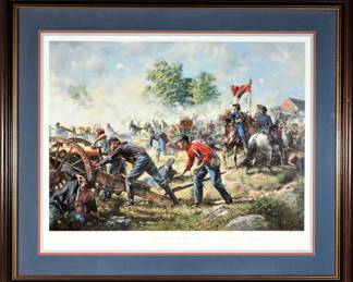 43:Don Troiani "Retreat By Recoil" Framed Print