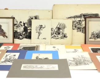 48:Norman Price "Rake and the Hussy" Illustrations