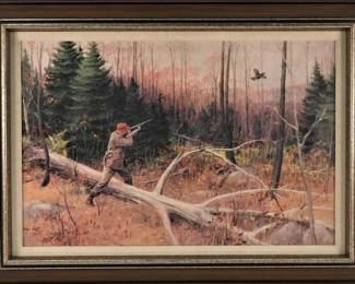 56:John Scott "Grouse" Painting