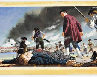 58:John McDermott "Concord Bridge" Illustration