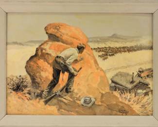 59:Charles Hargens "The Nester" Painting