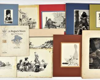 69:Norman Price "The Rogue's Moon" Book Illustrations