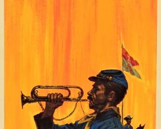 74:John McDermott 7th Cavalry Bugler Illustration