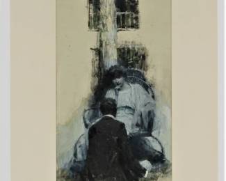 84:Harvey Dunn "The Wild Goose Chase" Painting