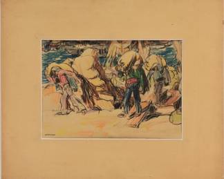 90:Walter S. Louderback "Stevedores" Illustration