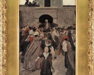98:Howard Pyle "Death of Montcalm" Painting