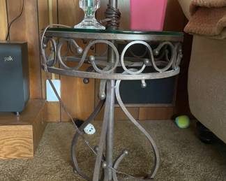 Vintage Bronze Floor Table Lamp