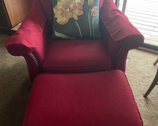 Smith Brothers Red Armchairs 