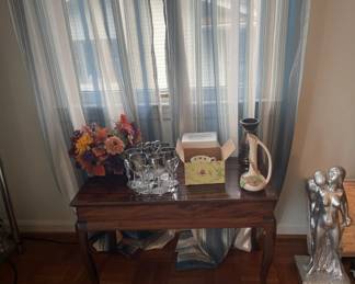 Vintage Wooden Ottoman