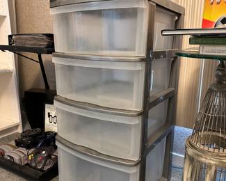 4 Tier Plastic Cabinet 