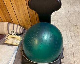 Exercise Ball Chair Holder