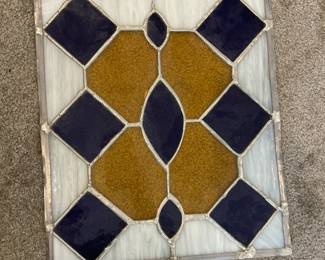 stained glass wall hanging