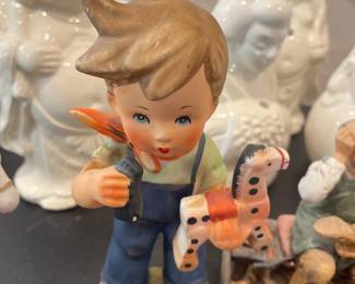 Vintage Little Boy Statue