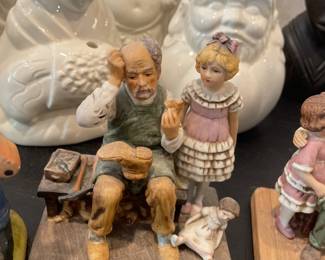 Vintage Norman Rockwell Porcelain Statue "The Cobbler" 1979