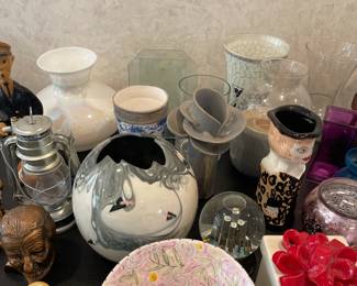 Assorted vases