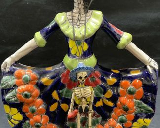 Mexican Dia De Los Muertos Ceramic Skeleton
