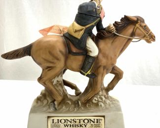 Porcelain Lionstone Decanter feat. Paul Revere
