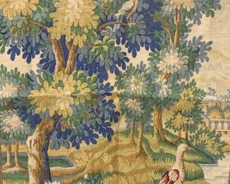 Tapestry Le Chene et Loiseau by Robert Four, FRA
