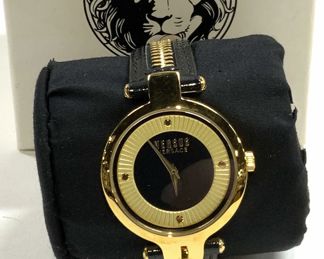 Versace Versus Zipper Strap Watch NIB
