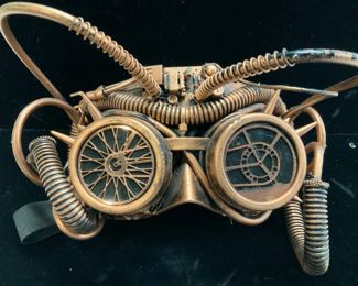 Steampunk Hand Crafted Industrial Plastic Mask

