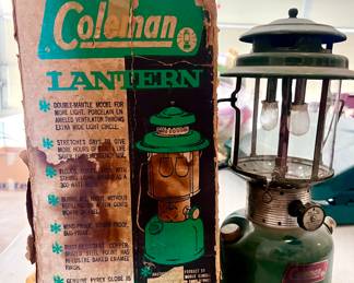 Coleman lanterns for camping or emergency