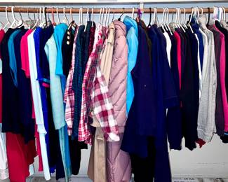 Various women’s clothing 