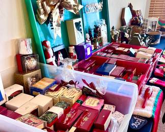 Christmas ornaments, new in box! Vintage, new, and keepsakes!