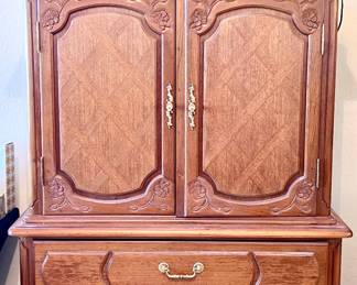 Cute large wood dresser 