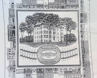 Quilt map of Rockwell City (layout sheet) 