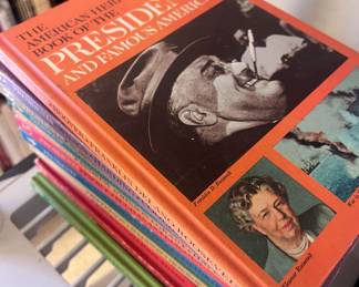 Presidents and famous Americans book collection 