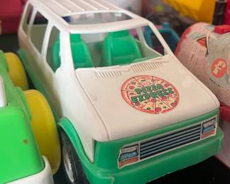 Pizza express van kids toy
