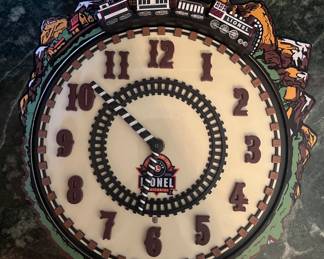 Cute train themed clock