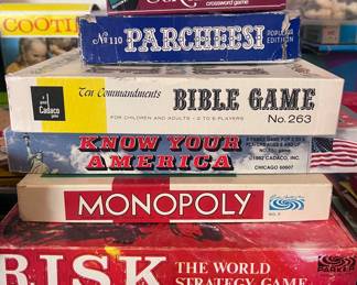 Various board games 