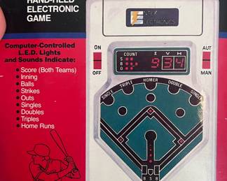 Electronic baseball game 