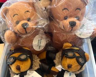 Collectible American West Airlines Teddy Bears 