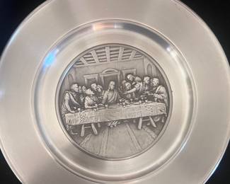 The last supper decorative plate 
