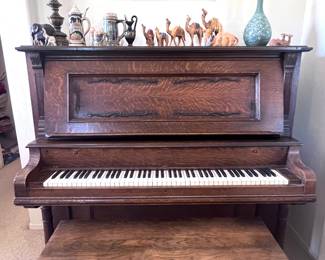 Vintage Piano with bench 