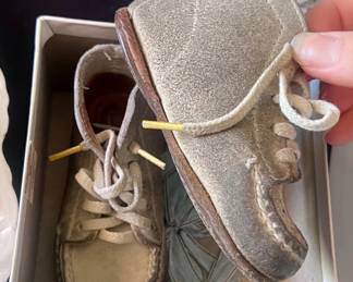 Vintage baby shoes