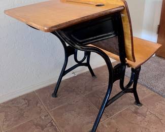 Vintage school desk 