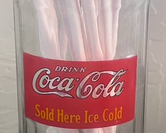 Coca Cola straw dispenser 