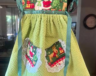 Vintage Christmas Apron