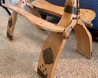 Camel saddle that folds.