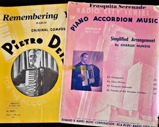 Accordian sheet music