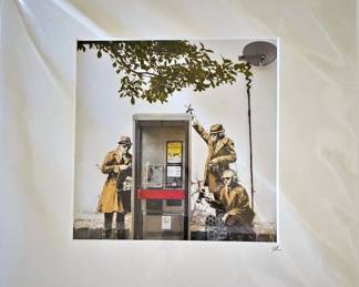 Banksy Phone Booth Spies Art