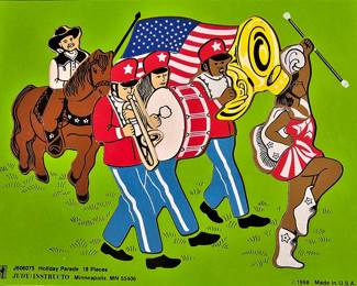 Vintage children's parade puzzle