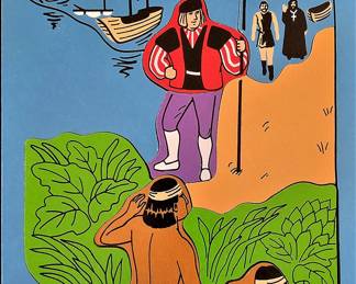 Vintage children's Christopher Columbus puzzle