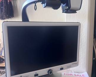 Vision impaired monitor.