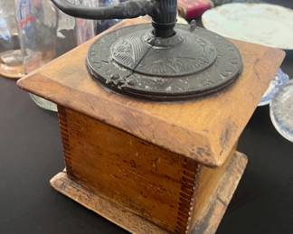 Antique coffee mill