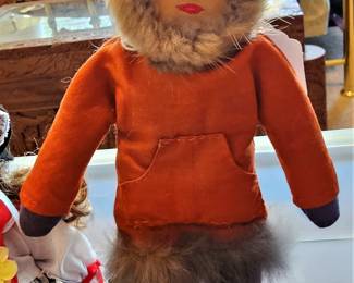 Vintage and antique dolls from around the world. Vintage Eskimo doll.