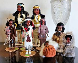 Vintage Native American dolls